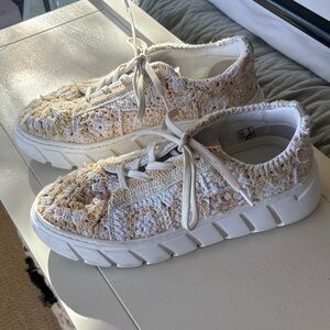 Free People Catch me if you can crochet sneaker